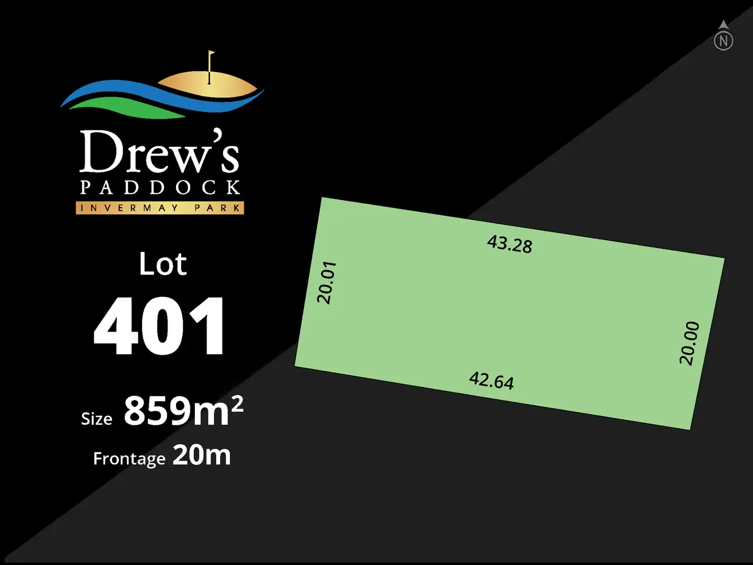 Main view of Homely land listing, Drew's Paddock/Lot 401 Divot Circuit, Invermay Park VIC 3350