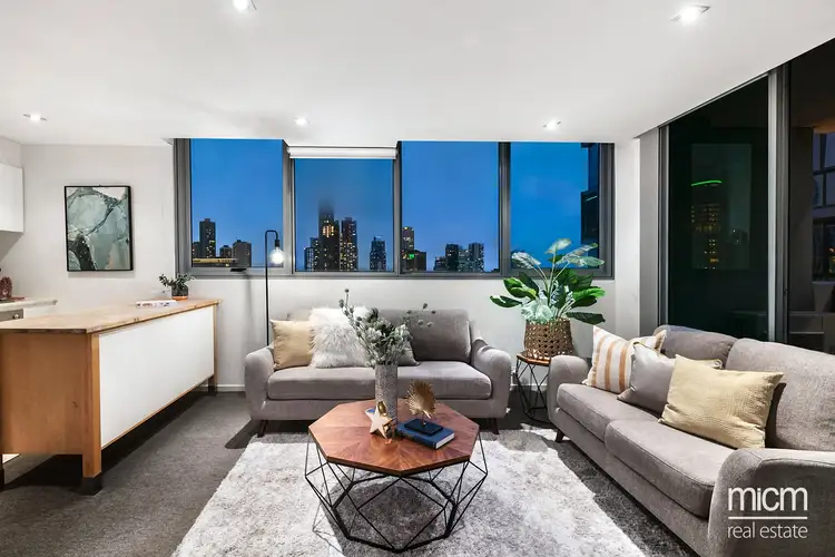 Second view of Homely apartment listing, 2407/8 Downie Street, Melbourne VIC 3000