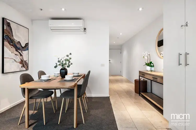 Third view of Homely apartment listing, 2407/8 Downie Street, Melbourne VIC 3000