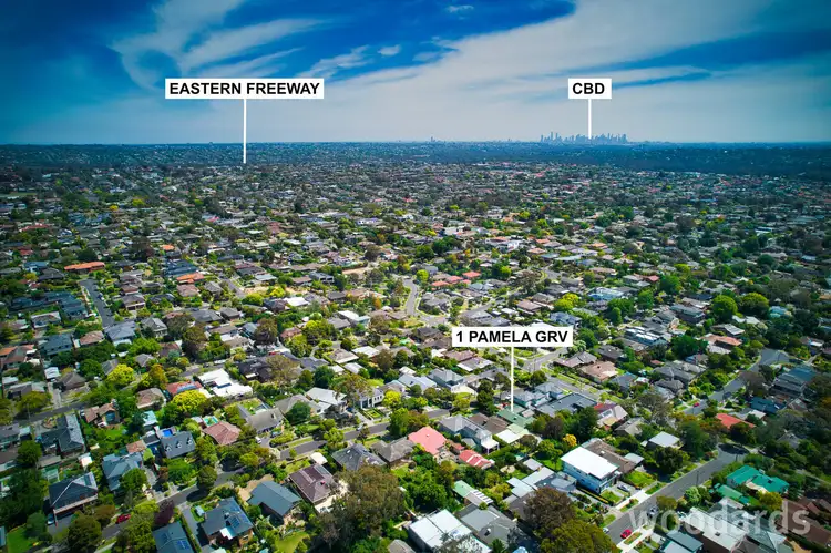 Third view of Homely house listing, 1 Pamela Grove, Templestowe Lower VIC 3107