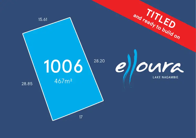 LOT 1006, 11 Elloura Drive, Nagambie VIC 3608