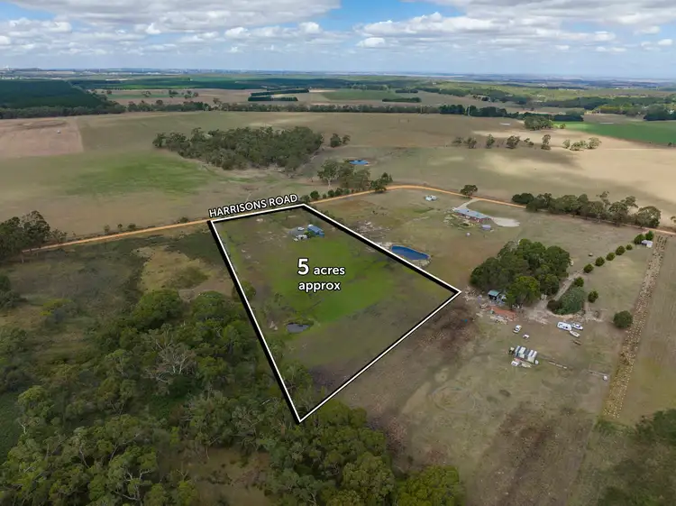Main view of Homely land listing, Lot 60 Harrisons Road, Dereel VIC 3352