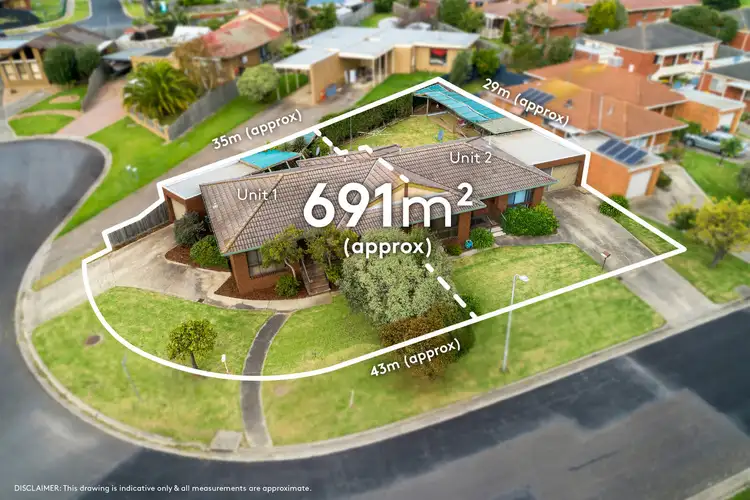 Main view of Homely unit listing, 1 & 2/7 Birdie Court, North Geelong VIC 3215