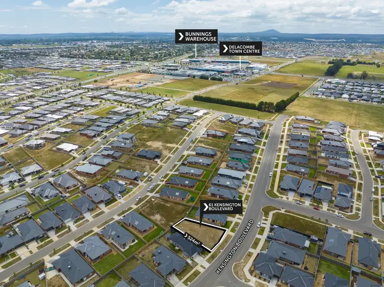 Main view of Homely land listing, 61 Kensington Boulevard, Smythes Creek VIC 3351
