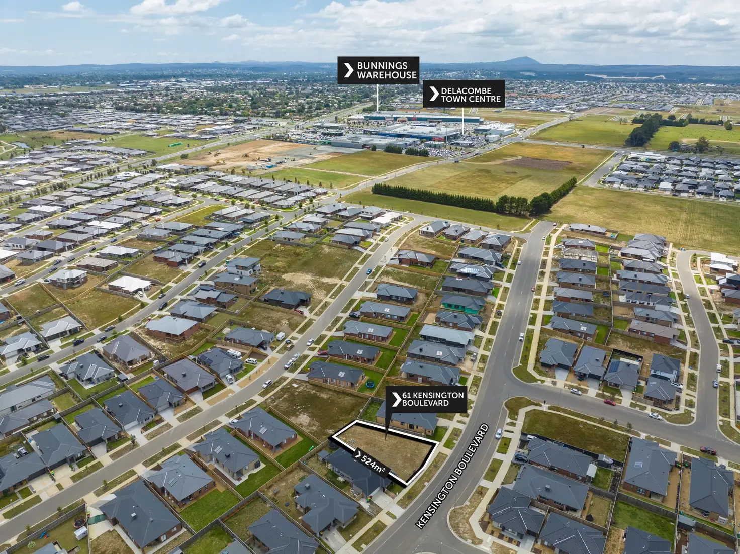 Main view of Homely land listing, 61 Kensington Boulevard, Smythes Creek VIC 3351