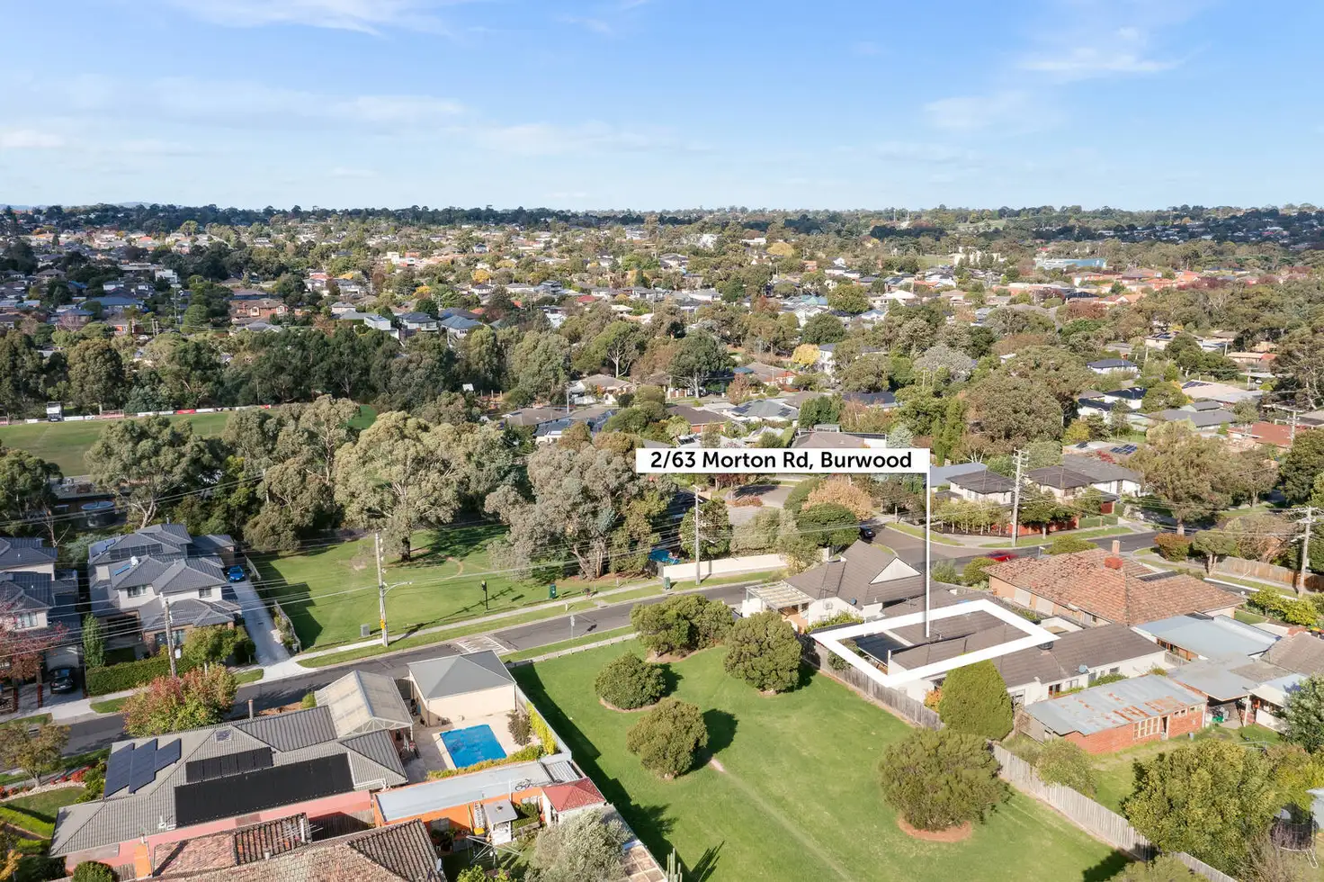 Main view of Homely townhouse listing, 2/63 Morton Road, Burwood VIC 3125