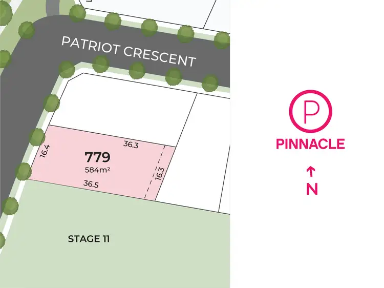 Main view of Homely land listing, LOT Pinnacle, Lot 779 Patriot Crescent, Smythes Creek VIC 3351
