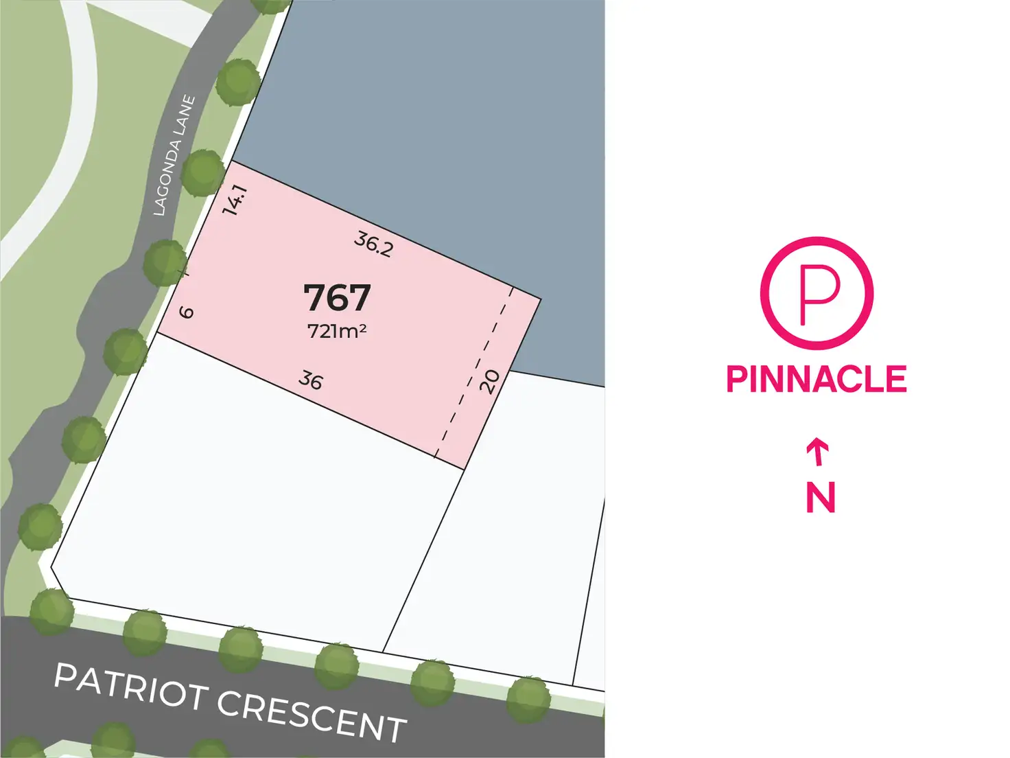 Main view of Homely land listing, LOT Pinnacle, Lot 767 Lagonda Lane, Smythes Creek VIC 3351