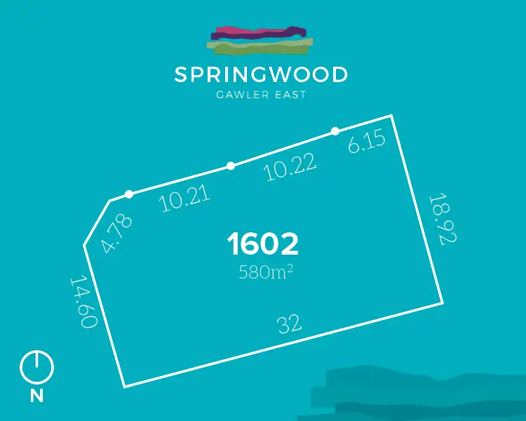 Main view of Homely land listing, LOT 1602 Butterworth Way, Gawler East SA 5118
