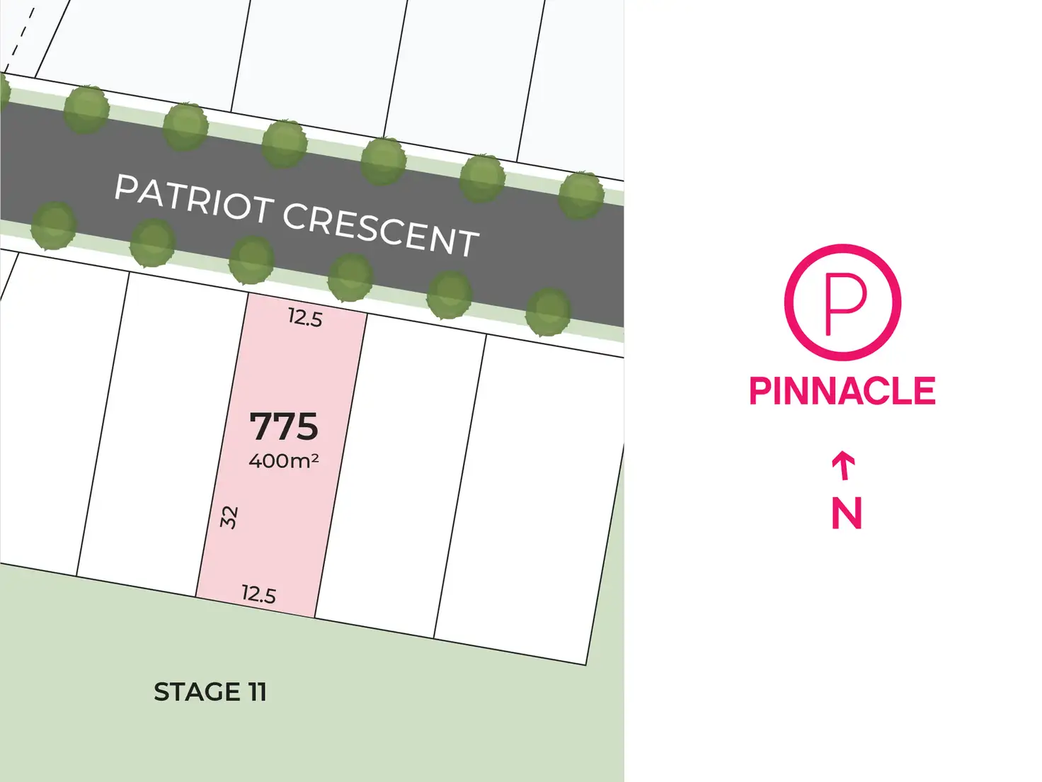 Main view of Homely land listing, LOT Pinnacle, Lot 775 Patriot Crescent, Smythes Creek VIC 3351