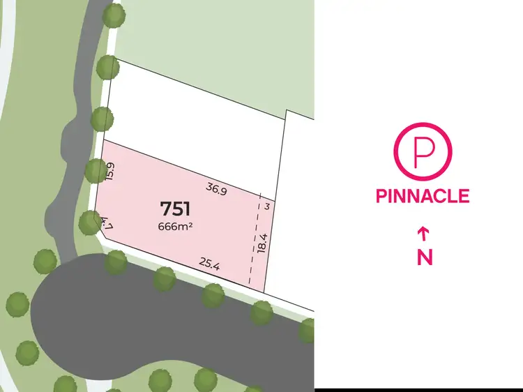 Main view of Homely land listing, LOT Pinnacle, Lot 751 Lotus Lane, Smythes Creek VIC 3351