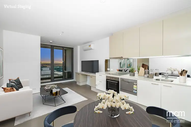 Second view of Homely apartment listing, 3414/220 Spencer Street, Melbourne VIC 3000