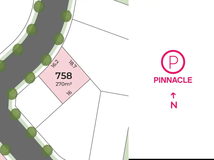 Main view of Homely land listing, Pinnacle/Lot 758 Zephyr Street, Smythes Creek VIC 3351
