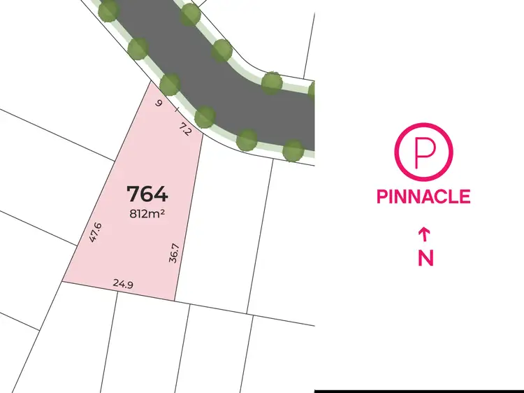 Main view of Homely land listing, LOT Pinnacle, Lot 764 Cadillac Way, Smythes Creek VIC 3351