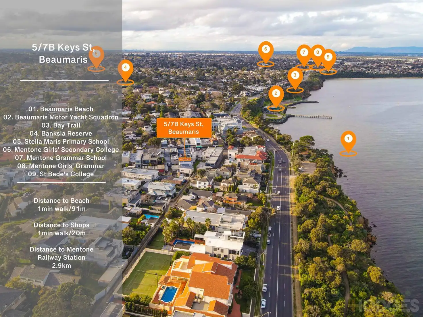 Main view of Homely townhouse listing, 5/7B Keys Street, Beaumaris VIC 3193