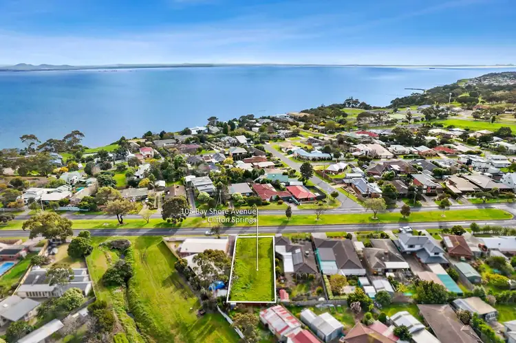 Main view of Homely land listing, 105 Bay Shore Avenue, Clifton Springs VIC 3222