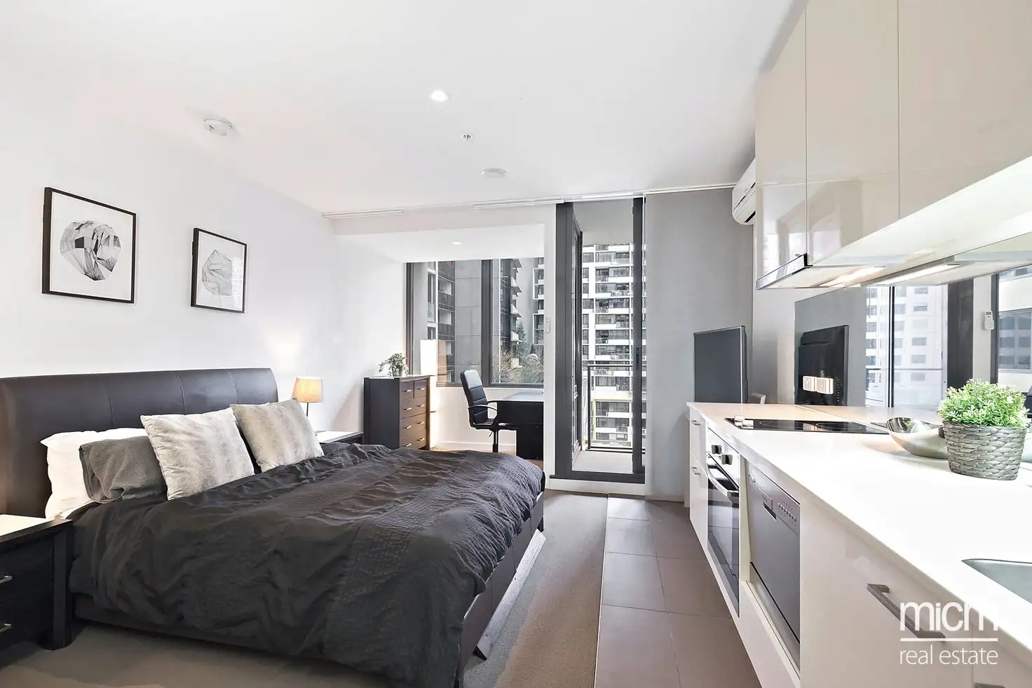 Main view of Homely studio listing, 807/220 Spencer Street, Melbourne VIC 3000