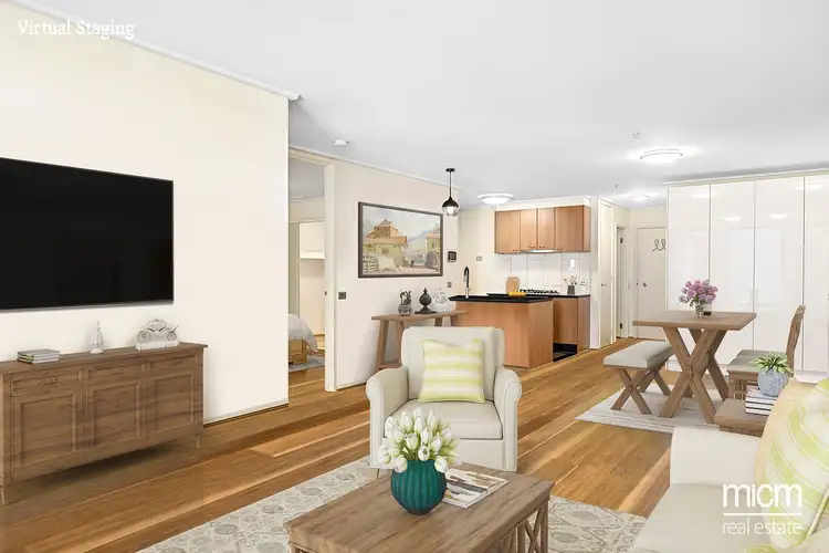 Second view of Homely apartment listing, 2207/163 City Road, Southbank VIC 3006