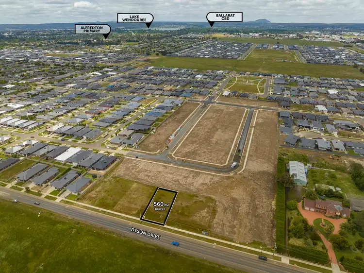 Third view of Homely land listing, 195 Dyson Drive, Alfredton VIC 3350