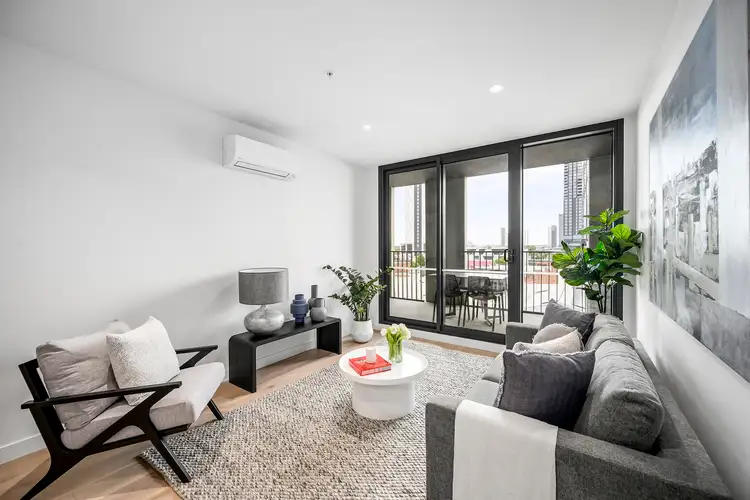Second view of Homely apartment listing, 406/21 Thistlethwaite Street, South Melbourne VIC 3205