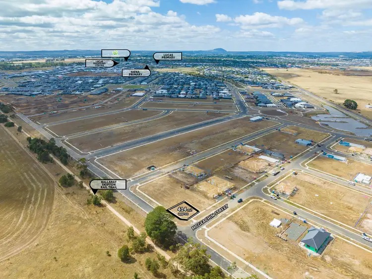 Third view of Homely land listing, Lot 1982 McGeachin Street, Lucas VIC 3350