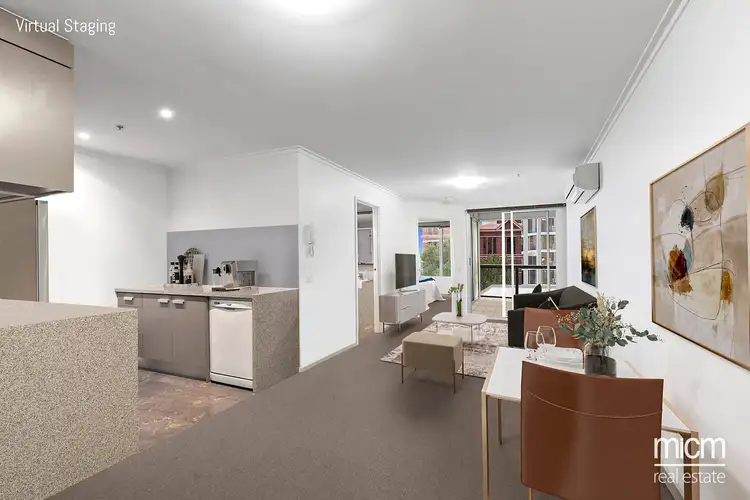 Second view of Homely apartment listing, 401/58 Jeffcott Street, West Melbourne VIC 3003