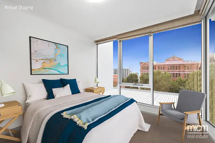 Fifth view of Homely apartment listing, 401/58 Jeffcott Street, West Melbourne VIC 3003