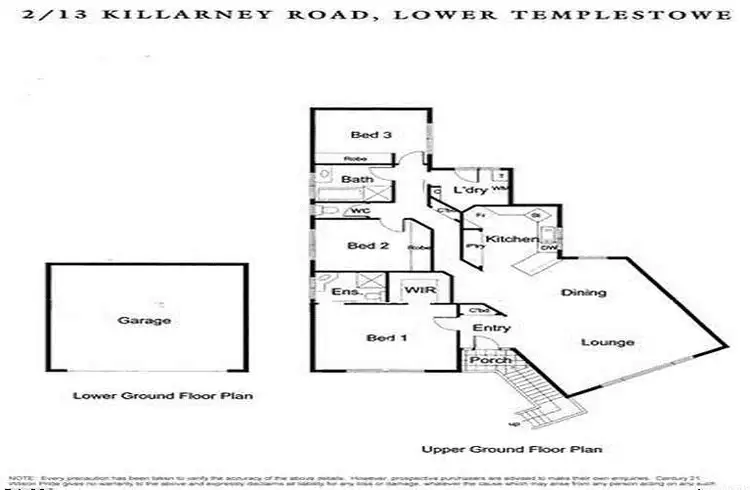 Fifth view of Homely townhouse listing, 2/13 Killarney Road, Templestowe Lower VIC 3107