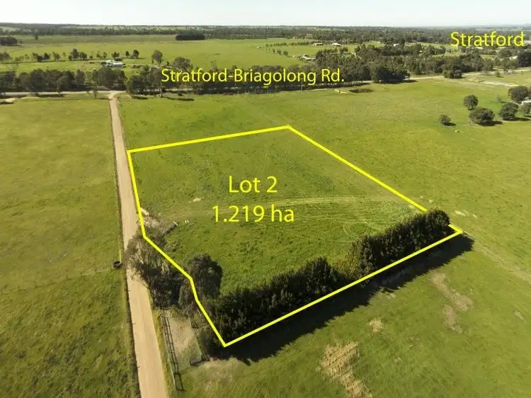 Main view of Homely land listing, Lot 2, 207 Briagolong Road, Stratford VIC 3862