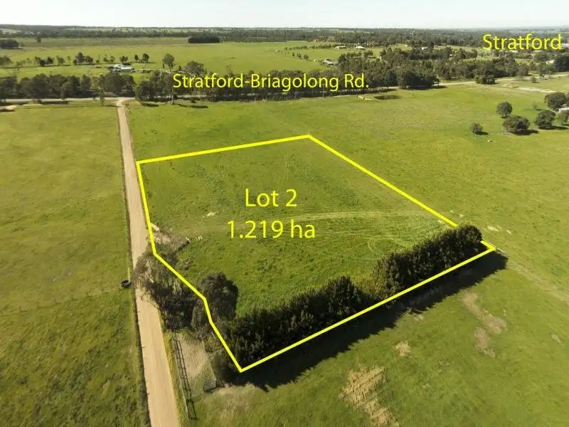 Main view of Homely land listing, Lot 2, 207 Briagolong Road, Stratford VIC 3862