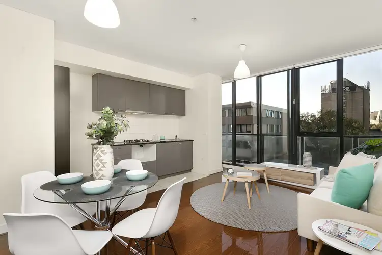Second view of Homely apartment listing, 402/455 Elizabeth Street, Melbourne VIC 3000