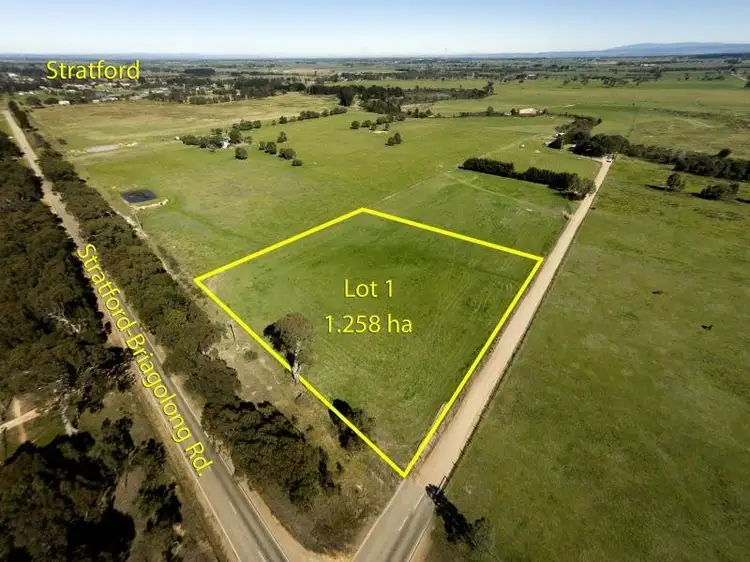 Main view of Homely land listing, Lot 1, 207 Briagolong Road, Stratford VIC 3862