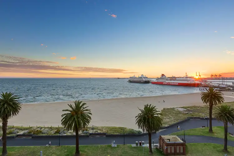 Second view of Homely apartment listing, 704/65 Beach Street, Port Melbourne VIC 3207