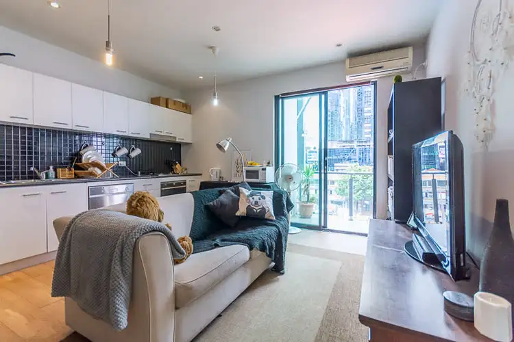 Third view of Homely apartment listing, 411/87 Franklin Street, Melbourne VIC 3000