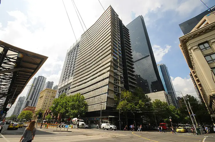 Main view of Homely apartment listing, 2305/620 Collins Street, Melbourne VIC 3000