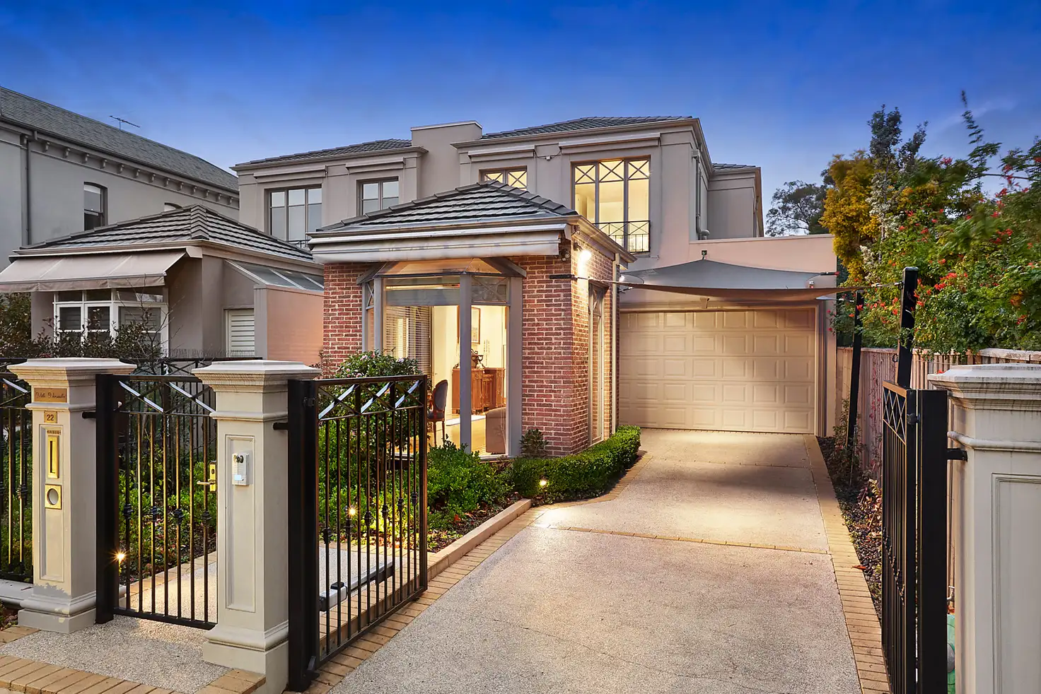 Main view of Homely townhouse listing, 22 Irilbarra Road, Canterbury VIC 3126