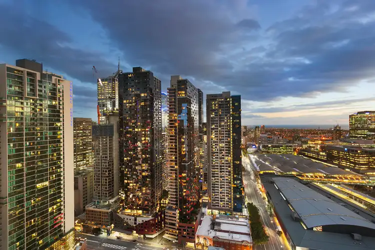 Main view of Homely apartment listing, 3509/288 Spencer Street, Melbourne VIC 3000