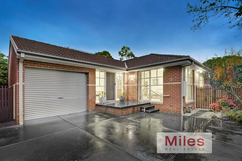 Main view of Homely unit listing, 3/36 Prospect Road, Rosanna VIC 3084