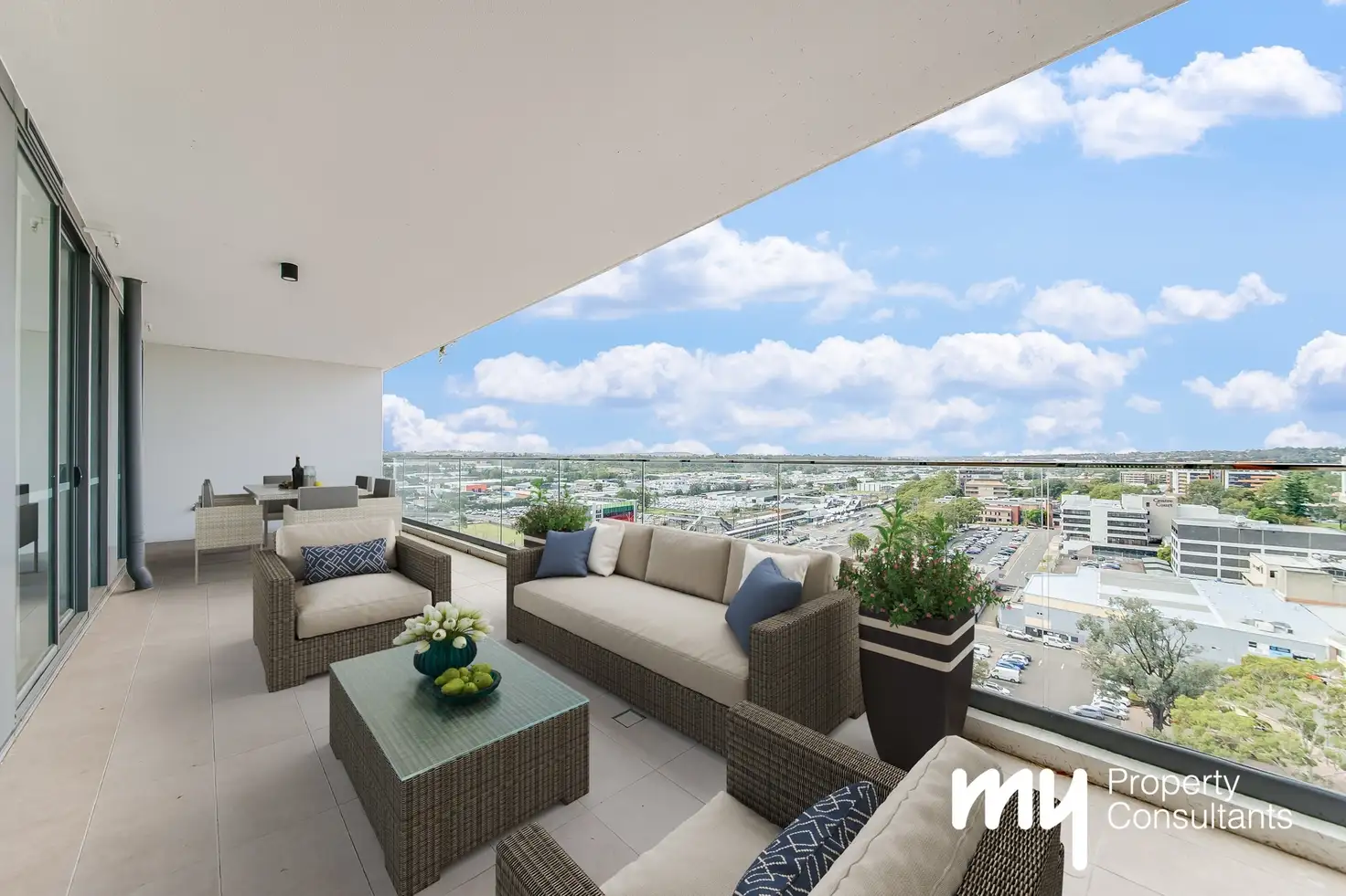 Main view of Homely apartment listing, 1305/8 Dumaresq Street, Campbelltown NSW 2560