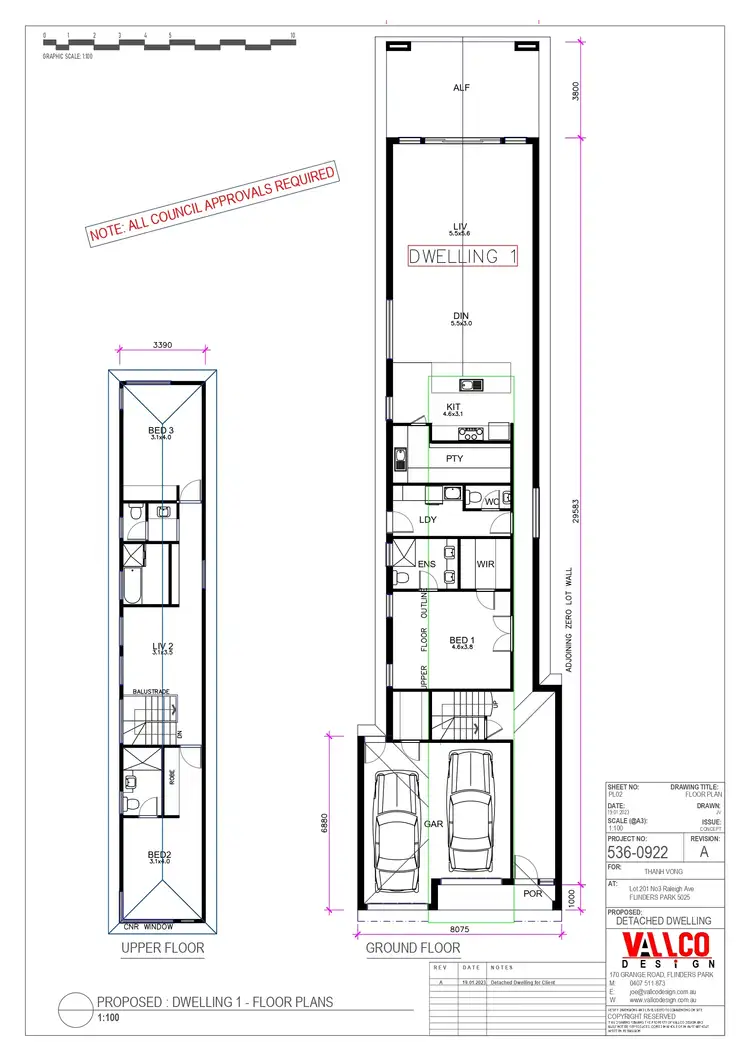 Third view of Homely land listing, 3A Raleigh Avenue, Flinders Park SA 5025
