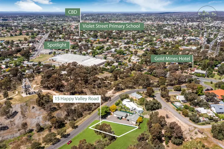 Main view of Homely land listing, 15 Happy Valley Road, West Bendigo VIC 3550