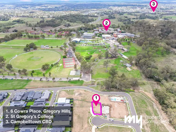 Third view of Homely land listing, 6 (Lot 913) Cowra Place, Gregory Hills NSW 2557