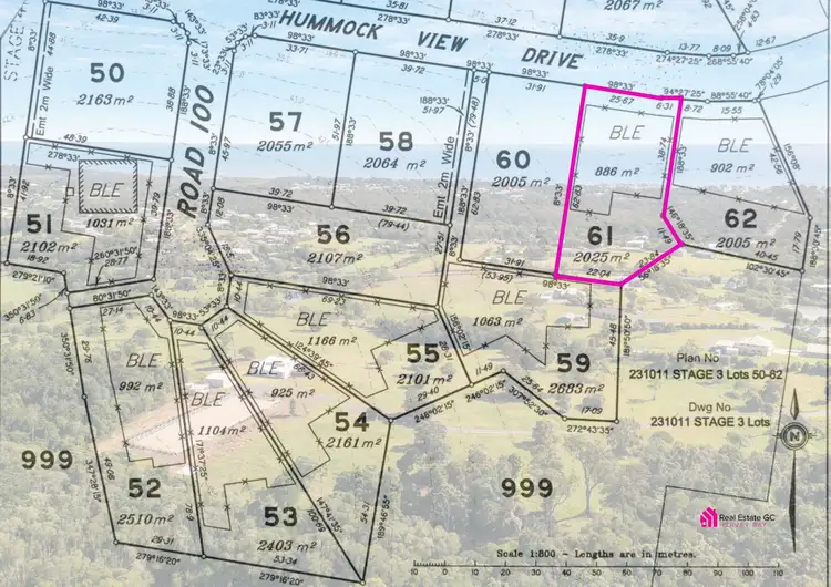 Main view of Homely land listing, Lot 61 Hummock View Drive, Craignish QLD 4655