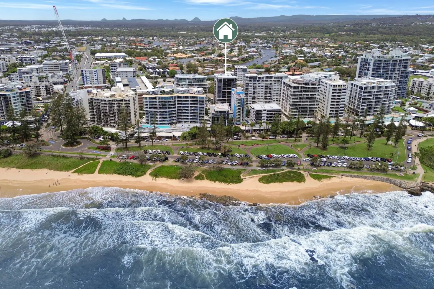 Main view of Homely apartment listing, 602/25 First Avenue, Mooloolaba QLD 4557