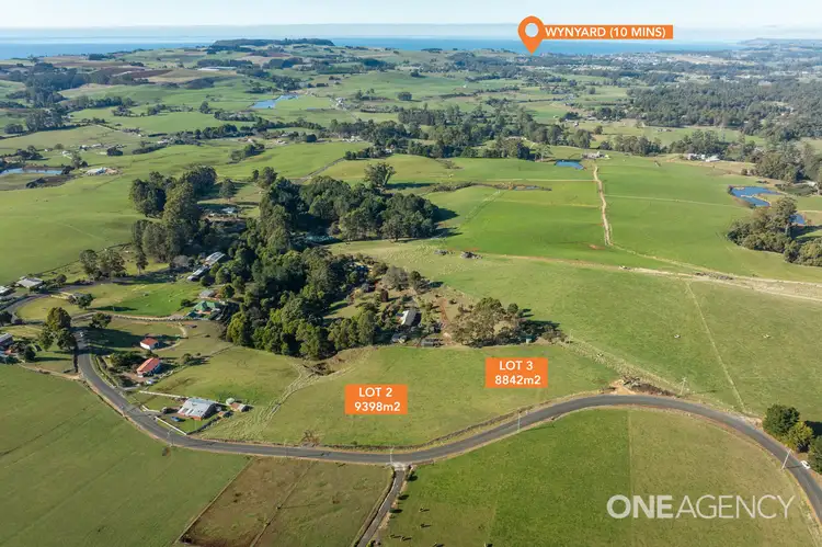 Main view of Homely land listing, Lot 2 & 3, 455 Preolenna Road, Flowerdale TAS 7325