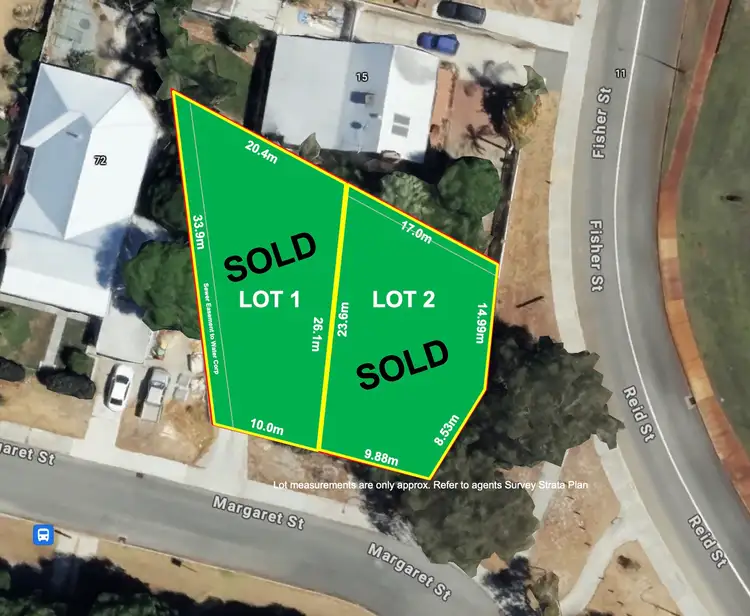 Main view of Homely land listing, 74 Margaret Street, Ashfield WA 6054