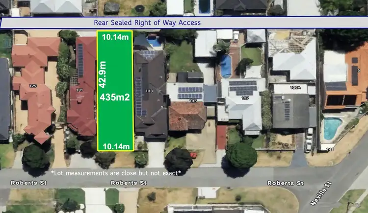 Second view of Homely land listing, 131A Roberts Street, Bayswater WA 6053