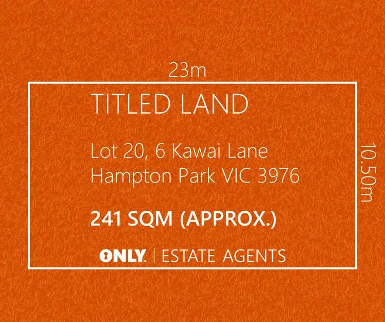 Main view of Homely land listing, 6 Kawai Lane, Hampton Park VIC 3976