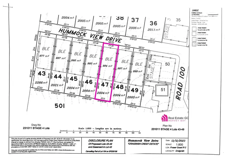 Fourth view of Homely land listing, LOT 47, 36 Hummock View Drive, Craignish QLD 4655