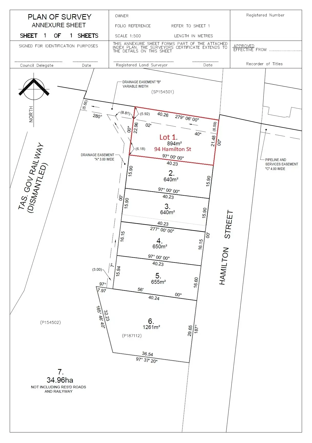 Main view of Homely land listing, LOT 1, Lot 1 Hamilton Street, Latrobe TAS 7307